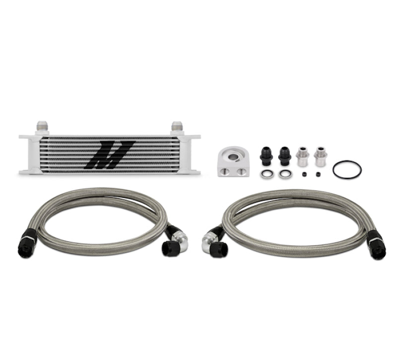 Mishimoto Universal 10-Row Oil Cooler Kit for High-Performance Engines