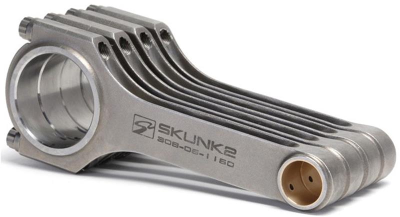 Skunk2 Alpha Series Honda K24A/Z Connecting Rods - Forged 4340 Chromoly Steel for High-Performance Engines