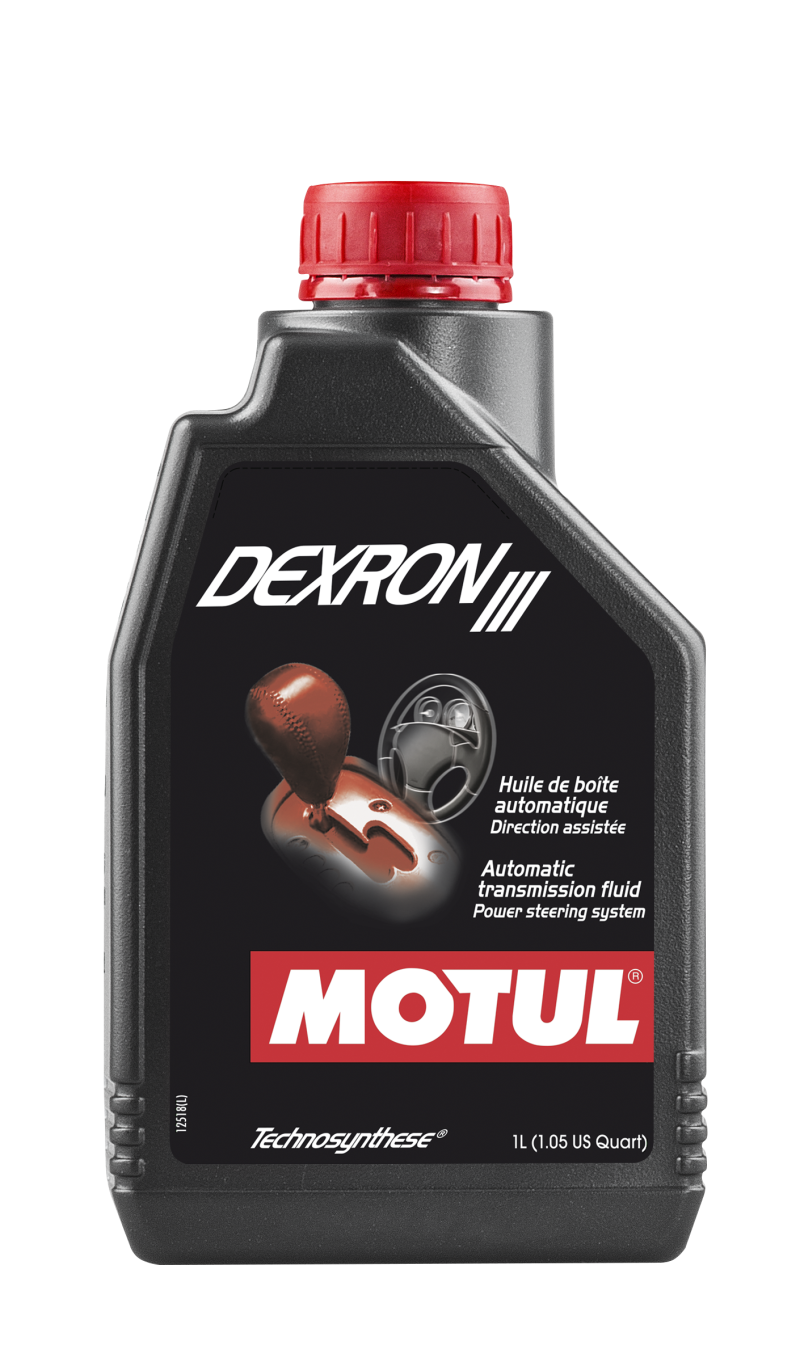 Motul 1L Transmission DEXRON III Technosynthese - Automatic Transmission Fluid for All Compatible Systems