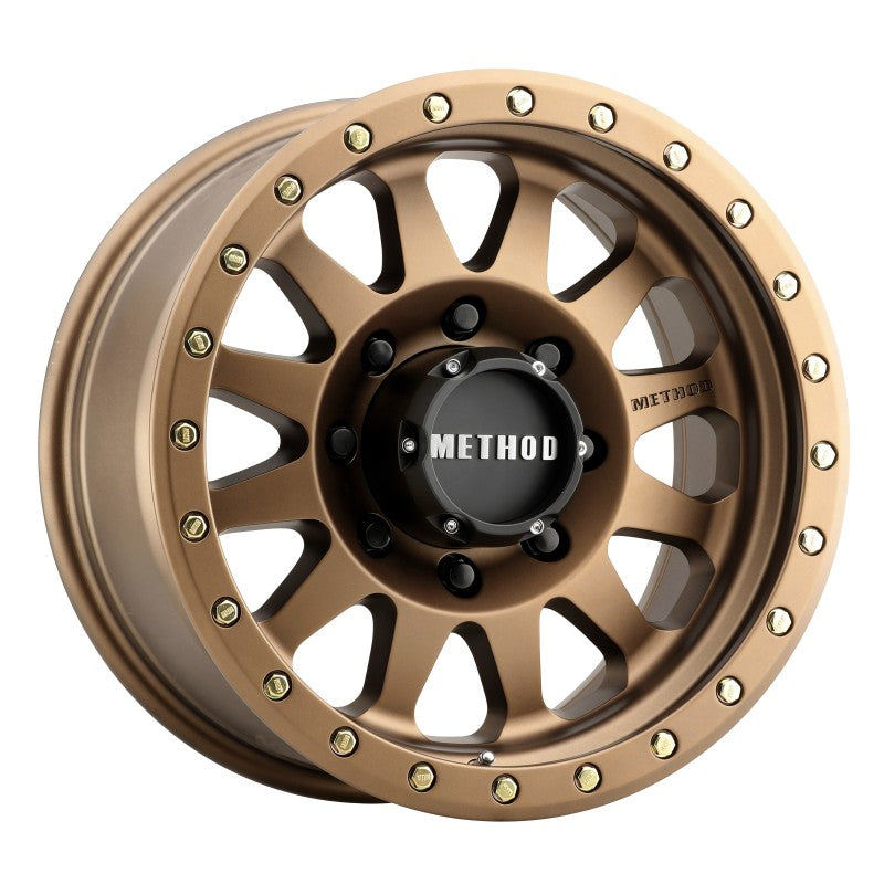 Method Wheels MR304 Double Standard 17x8.5 Bronze Wheel with 8x6.5 Bolt Pattern and 0mm Offset