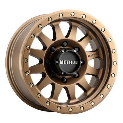 Method Wheels MR304 Double Standard 17x8.5 Bronze Wheel with 8x6.5 Bolt Pattern and 0mm Offset
