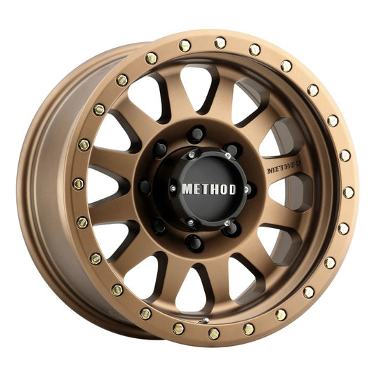 Method Wheels MR304 Double Standard 17x8.5 Bronze Wheel with 8x6.5 Bolt Pattern and 0mm Offset