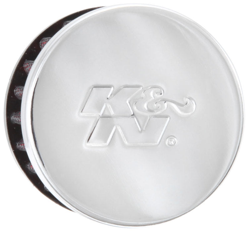 K&N Engineering 62-1370 1-Inch Flange ID x 2-Inch OD Crankcase Vent Filter with Rubber Base