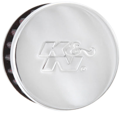 K&N Engineering 62-1370 1-Inch Flange ID x 2-Inch OD Crankcase Vent Filter with Rubber Base