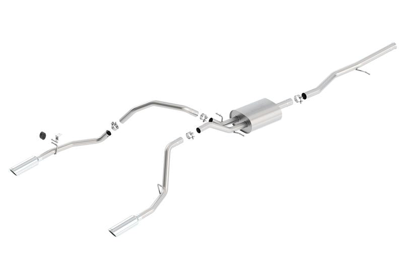 Borla S-Type Cat-Back Exhaust System for 2014-2018 Chevrolet Silverado 1500 & GMC Sierra 1500 with 5.3L V8 - Part #140539