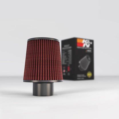 K&N Universal Rubber Air Filter with 2 3/4 Inch Flange for Honda Prelude and Civic