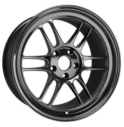 Enkei RPF1 18x9.5 Inch Polished Alloy Wheel with 5x114.3 Bolt Pattern and +15 Offset