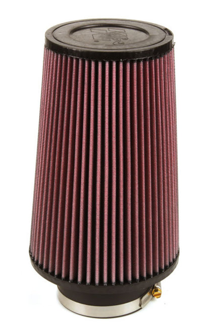 K&N Engineering Universal Rubber Air Filter – 3.5 Inch ID, 6 Inch Base, 4-5/8 Inch Top, 9 Inch Height