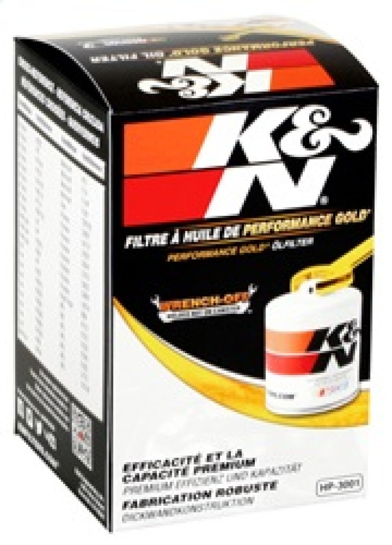 K&N Engineering HP-3001 Premium Oil Filter for Volkswagen and More