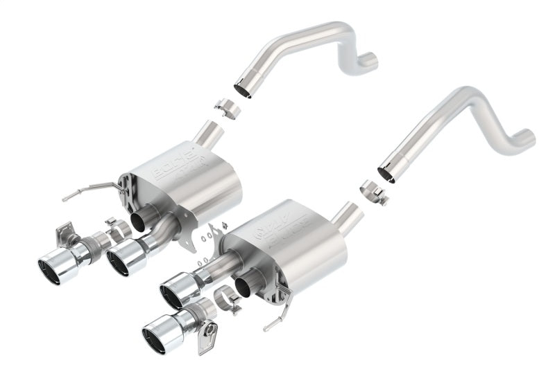 Borla ATAK Axle-Back Exhaust System for Chevrolet Corvette C7 Z06 & Grand Sport 6.2L V8 (2015-2019)