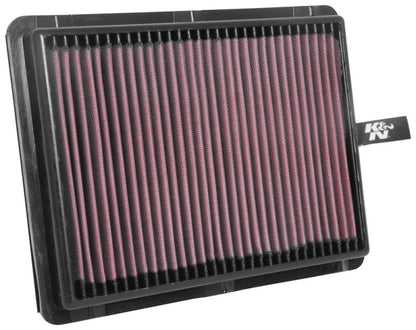 K&N Engineering 33-5057 High-Flow Drop-In Air Filter for 2015-2016 Hyundai Sonata 1.6L