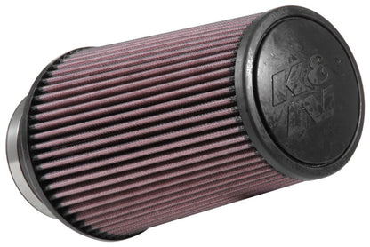 K&N Engineering Universal Rubber Air Filter 4 Inch Flanged for Automotive and Equipment Applications