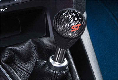 Ford Racing 13-17 Focus ST Black Carbon Fiber 6 Speed Shift Knob