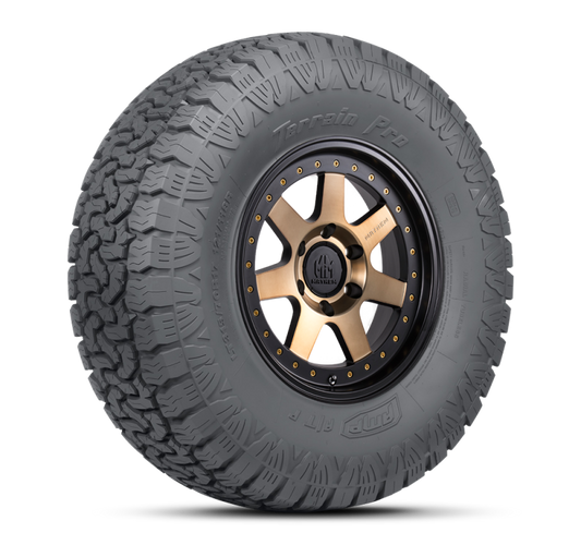 AMP Tires Terrain Pro A/T Tire - LT305/55R20 121/118S for All-Terrain Performance and Durability