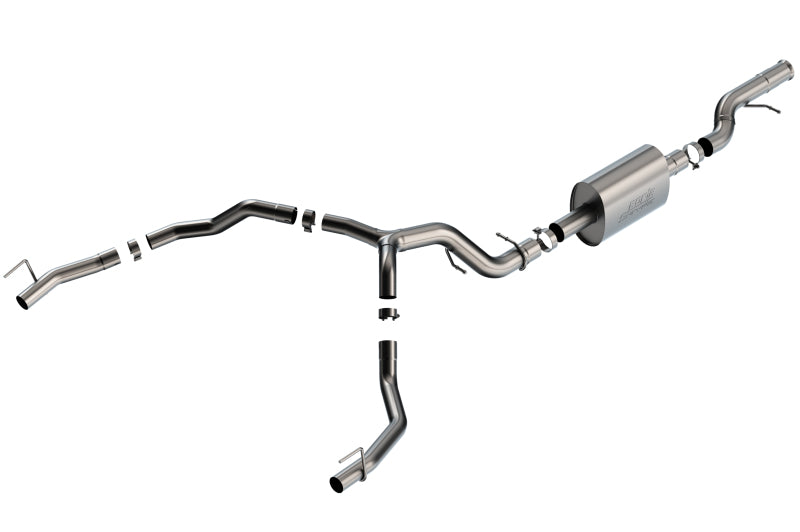 Borla S-Type Cat-Back Exhaust System for 2021-2023 Cadillac Escalade 6.2L V8, 2 & 4WD