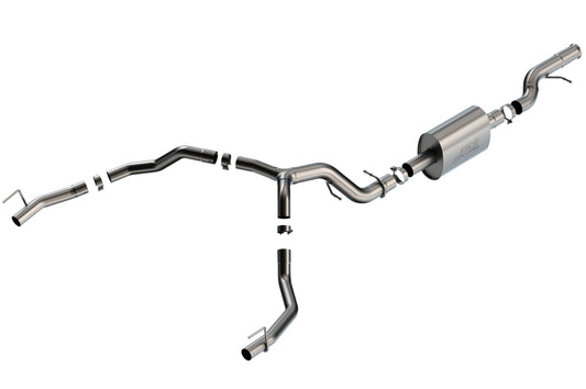 Borla S-Type Cat-Back Exhaust System for 2021-2023 Cadillac Escalade 6.2L V8, 2 & 4WD