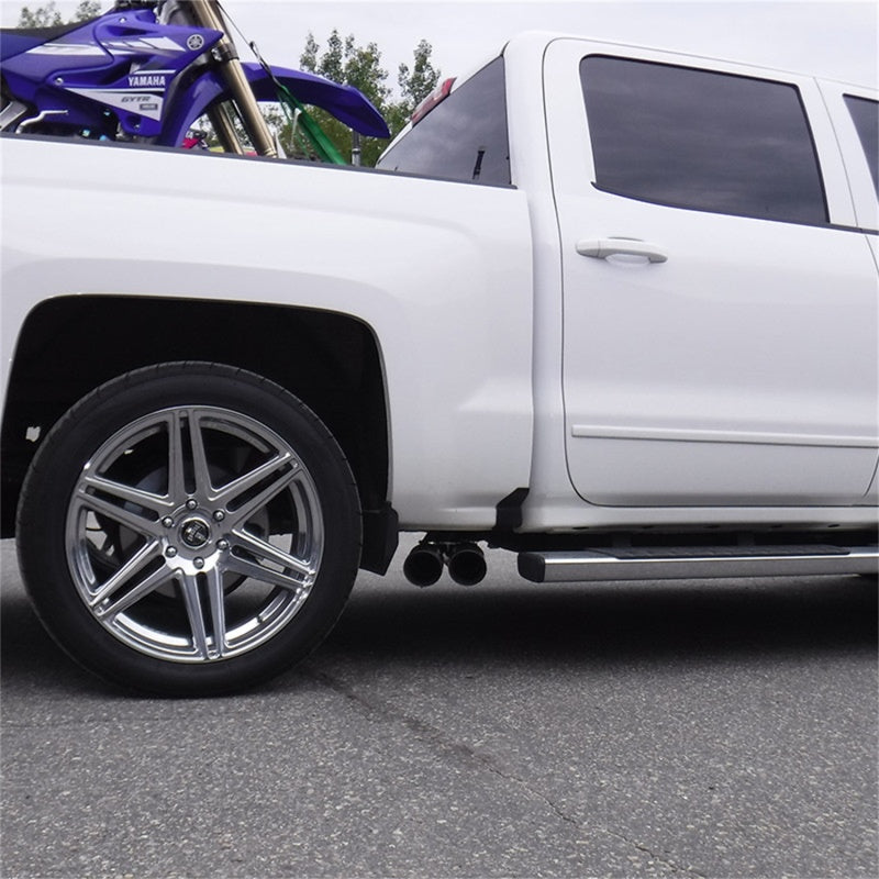 MBRP Armor BLK Series 3-inch Cat Back Exhaust System for Chevy Silverado 1500 2009-2012 with Black Finish