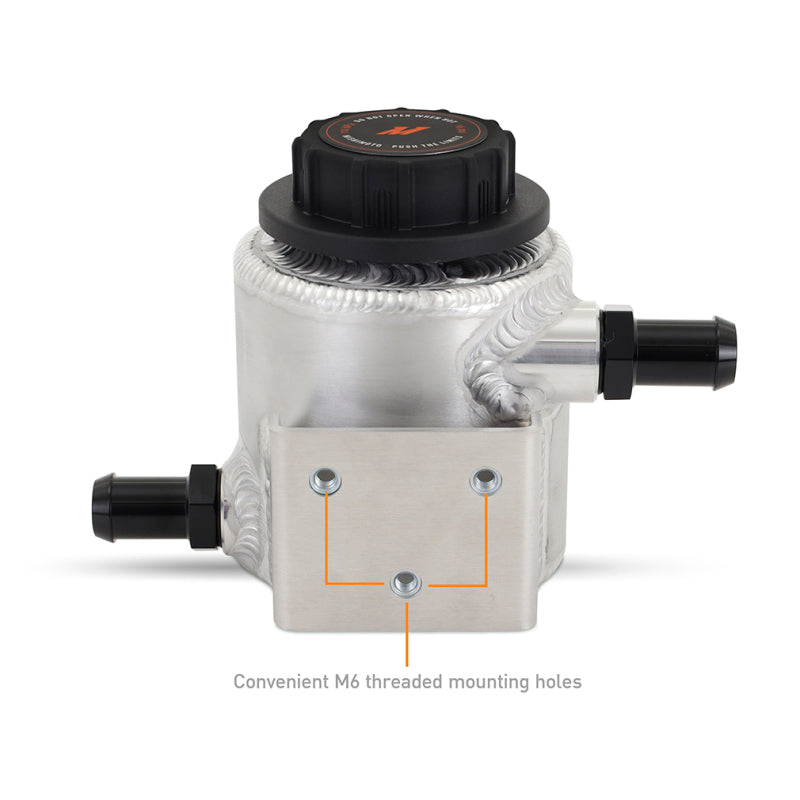 Mishimoto Universal Aluminum Coolant Expansion Tank with Brushed Finish for Toyota Tundra and Tacoma