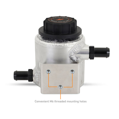 Mishimoto Universal Aluminum Coolant Expansion Tank with Brushed Finish for Toyota Tundra and Tacoma