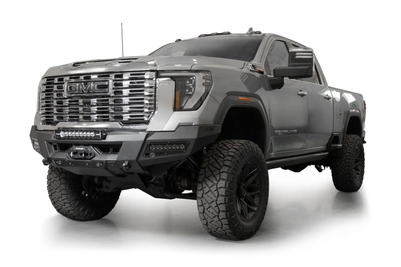Addictive Desert Designs Phantom Front Bumper with Winch for 2024-2025 GMC Sierra 2500/3500 HD - Hammer Black
