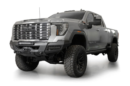 Addictive Desert Designs Phantom Front Bumper with Winch for 2024-2025 GMC Sierra 2500/3500 HD - Hammer Black