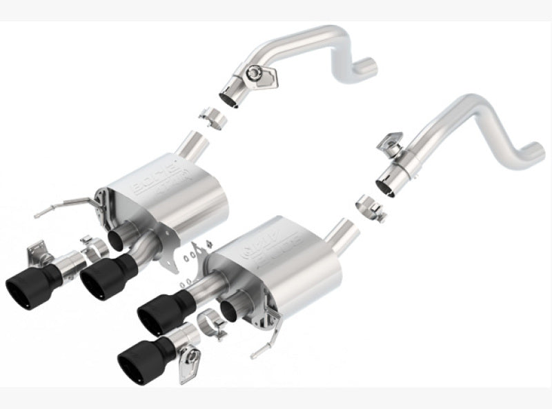 Borla C7 Corvette Stingray Axle-Back ATAK Exhaust with NPP Valves and Black Tips