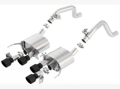 Borla C7 Corvette Stingray Axle-Back ATAK Exhaust with NPP Valves and Black Tips