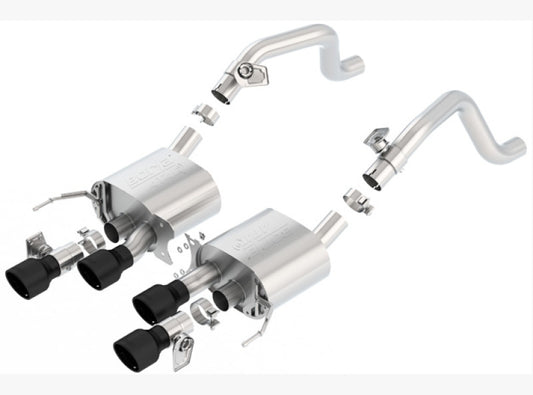 Borla C7 Corvette Stingray Axle-Back ATAK Exhaust with NPP Valves and Black Tips