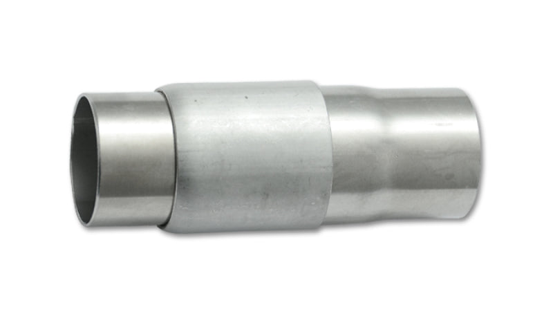 Vibrant T304 Stainless Steel Slip Joint Adapter for 1.5-inch OD Tubing - 3 Piece Assembly