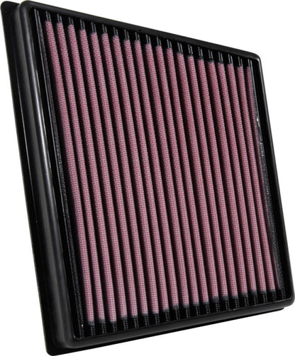 K&N Engineering High-Flow Replacement Air Filter for 2015-2017 Jaguar XF and F-Pace V6-3.0L
