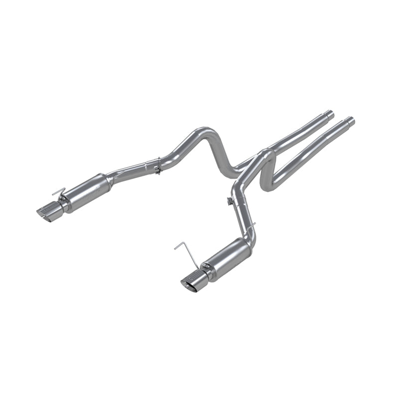 MBRP Armor Plus Series Dual Split Rear Race Exhaust System for Ford Mustang 2005-2010 with 4-inch Tips