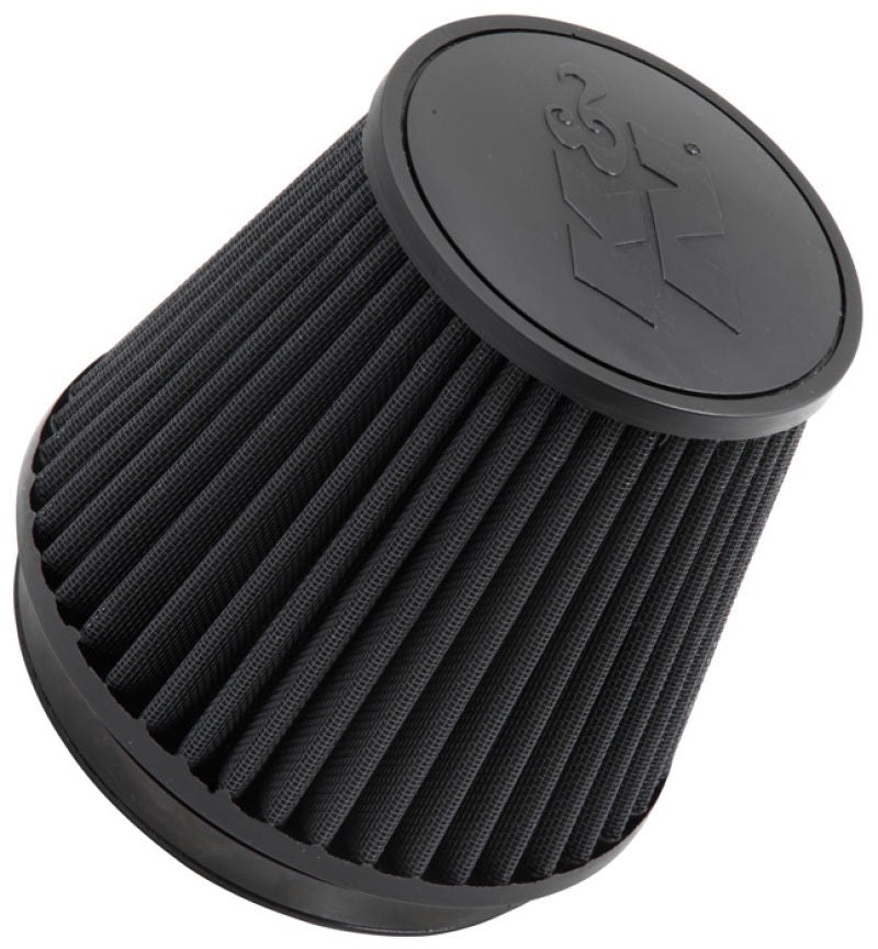 K&N Engineering RU-3102HBK Black Universal Round Tapered Air Filter – 6 Inch Flange Diameter