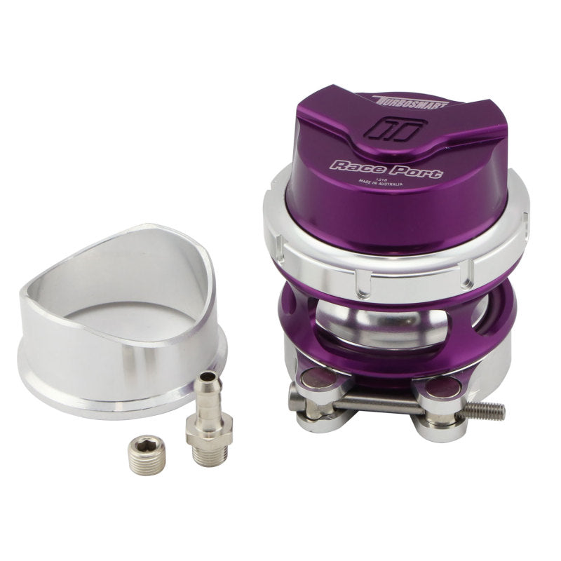 Turbosmart BOV RacePort Gen V - Purple, High-Flow Blow-Off Valve for Turbocharged Engines