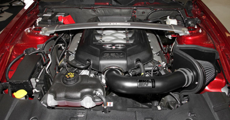 K&N Engineering Blackhawk Induction Cold Air Intake Kit for Ford Mustang GT 5.0L V8 (2011-2014)