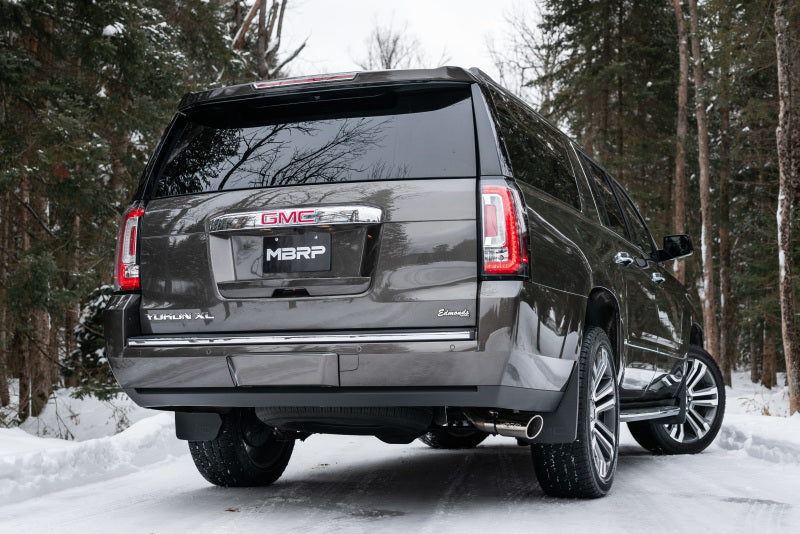 MBRP Armor Pro Series 3-inch Single Side Cat Back Exhaust System for 2015 Chevrolet Tahoe, Suburban, Yukon, and Escalade - T304 Stainless Steel