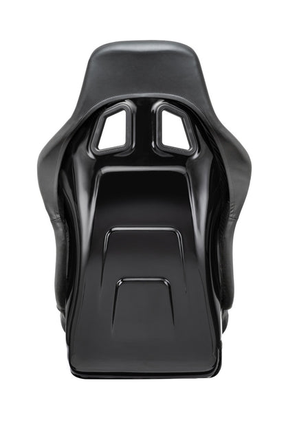 Sparco QRT Performance Leather and Alcantara Racing Seat with Side Mount - Black