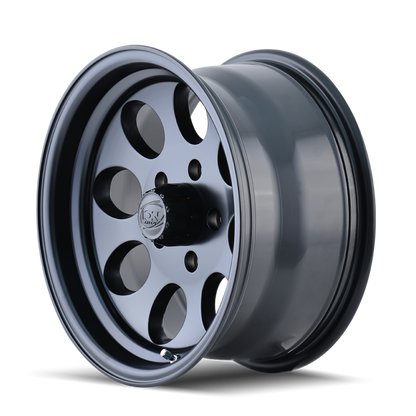 ION Wheels ION 171 Series 17x9 Matte Black Wheel with 8x165.1 Bolt Pattern and 0mm Offset