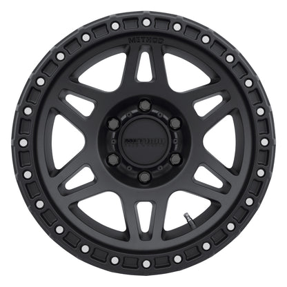 Method MR312 17x8.5 Black Wheel with 6x5.5 Bolt Pattern and Beadlock-Style Lip