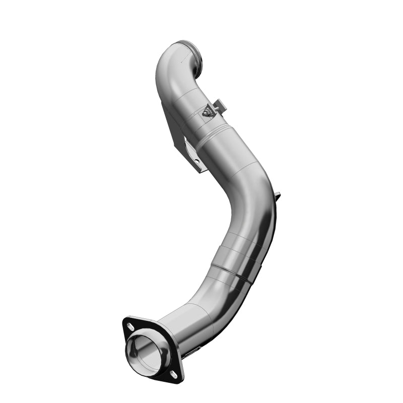 MBRP 2015 Ford 6.7L Powerstroke Turbo Down Pipe - 4 Inch Aluminized Steel, Fully Sealed Tubing, Heavy Duty Construction