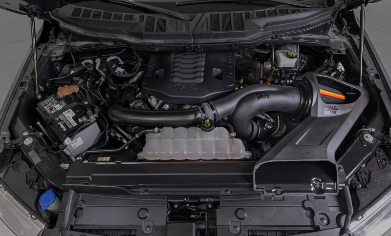K&N Engineering NextGen Dryflow Cold Air Intake System for Ford F150/Raptor V6 2.7L and 3.5L Engines - Part Number 50-2617D