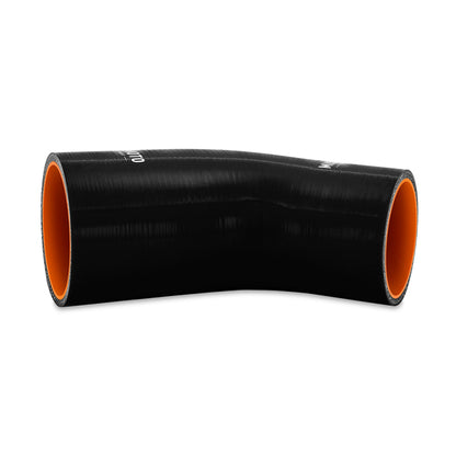 Mishimoto Silicone Reducer Coupler 45 Degree 2 Inch to 2.5 Inch - Black