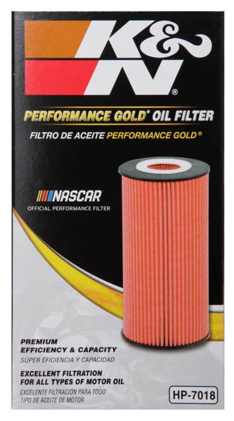 K&N Engineering HP-7018 Cartridge Oil Filter for Ford, Toyota, Lexus Vehicles