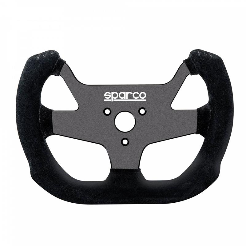 Sparco F10A Suede Black Steering Wheel - Model 015P270SSN for Automotive Performance and Style