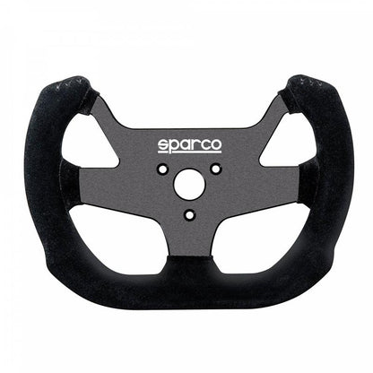 Sparco F10A Suede Black Steering Wheel - Model 015P270SSN for Automotive Performance and Style