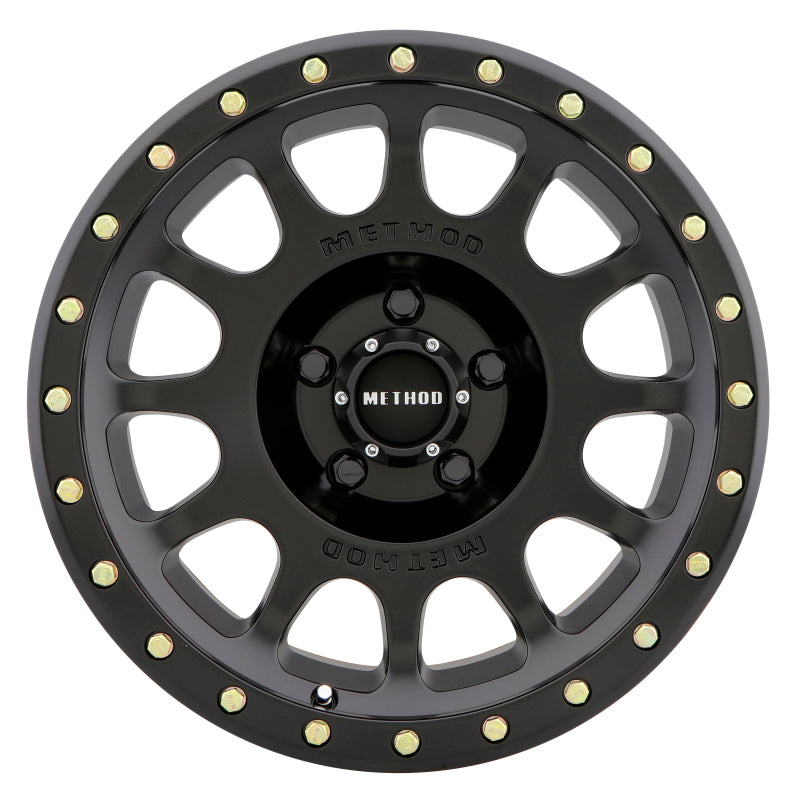Method MR305 NV 20x10-Inch Black Alloy Wheel with -18mm Offset and 5x5 Bolt Pattern