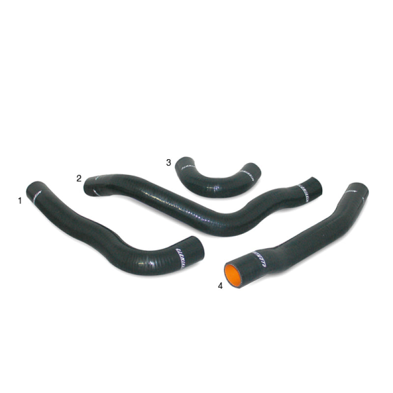 Mishimoto Mitsubishi EVO X Black Silicone Radiator Hose Kit Part MMHOSE-EVO-10BK