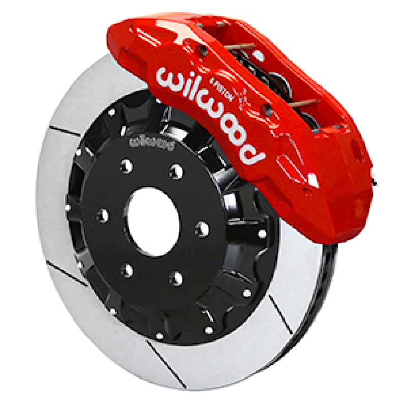 Wilwood TX6R Front Brake Kit for Ford F-150 (2015-2025) with 15.50-inch Rotors in Red