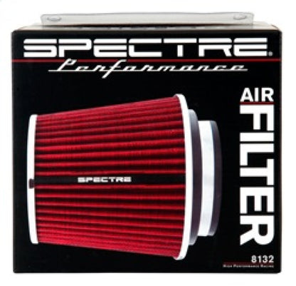 Spectre Adjustable Conical Air Filter 5-1/2 Inch Tall - Red - Part Number 8132