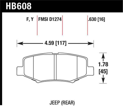 Hawk LTS Street Brake Pads