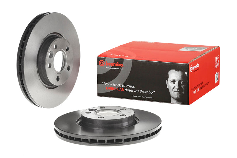 Brembo OE Front Premium UV Coated Rotor for 2010-2013 Volvo S60 and 2011-2015 Range Rover Evoque